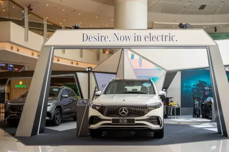 Mercedes-Benz平治純電車展強勢登陸圓方 亮相最新EQA、EQB、EQE系列