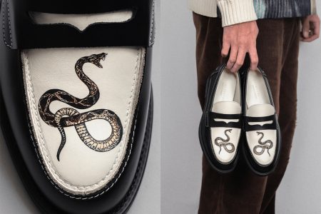 HOAX 推出全新 Duke + Dexter Wilde Snake Penny Loafer,采用意大利皮革制作,售价$3899。