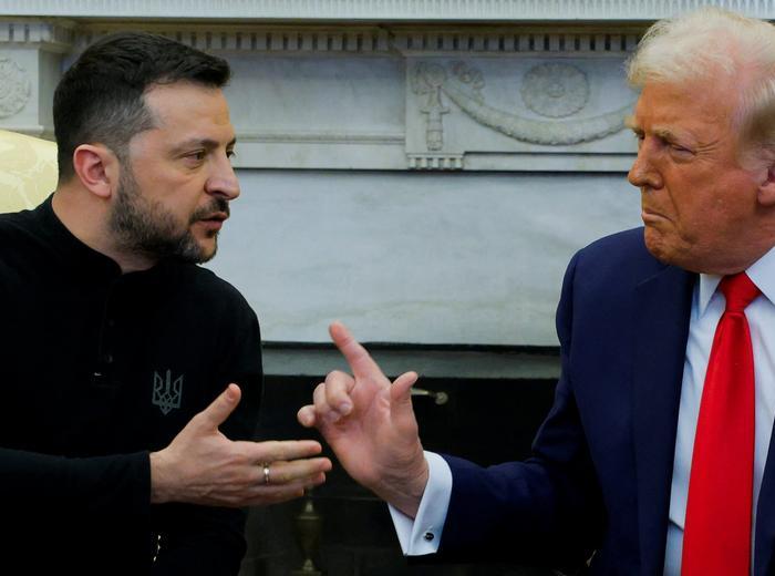 トランプ大統領がゼレンスキー大統領に不快感を示す