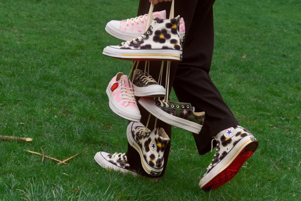 KENZO 推出 Converse 聯名鞋款,三款色彩,獨特圖案, Chuck 70 系列