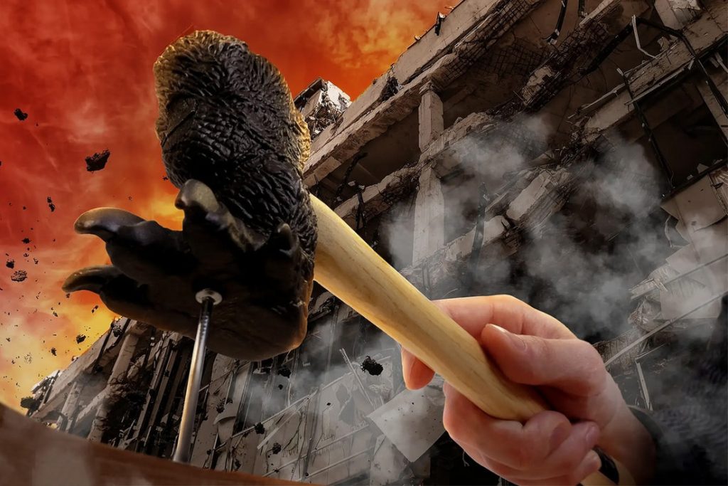 Castem推出哥斯拉之鎚,4cm迷你造型,細節還原經典腳底