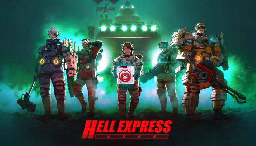 俯視角撤離射擊《Hell Express 地獄速遞》,支持四人合作,獨特動漫風格