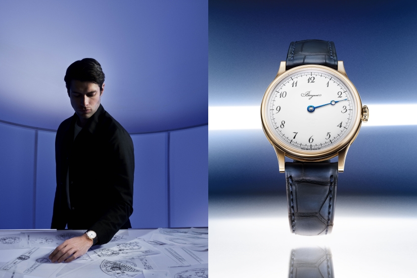 Breguet 40 毫米單指針琺瑯錶面腕錶,重現18世紀經典設計