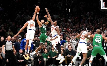 紐約人末節狂取28.4分,逆轉塞爾提克再下一城