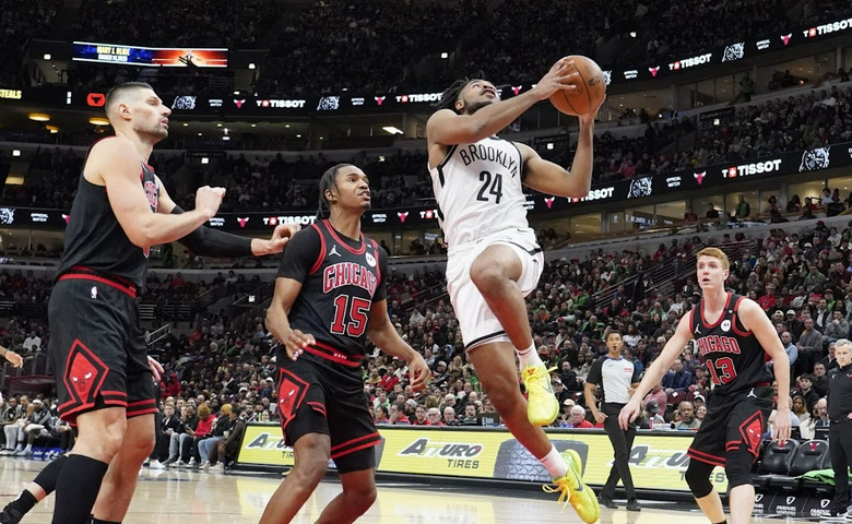 公牛與籃網對抗賽,展現隊伍新動態及球員精彩表現,籃網獲26場勝利