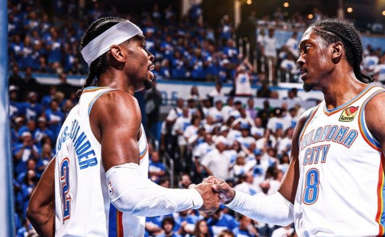 雷霆以120比109勝溜馬,SGA與Jalen Williams分別31分及40分,系列賽3比2領先