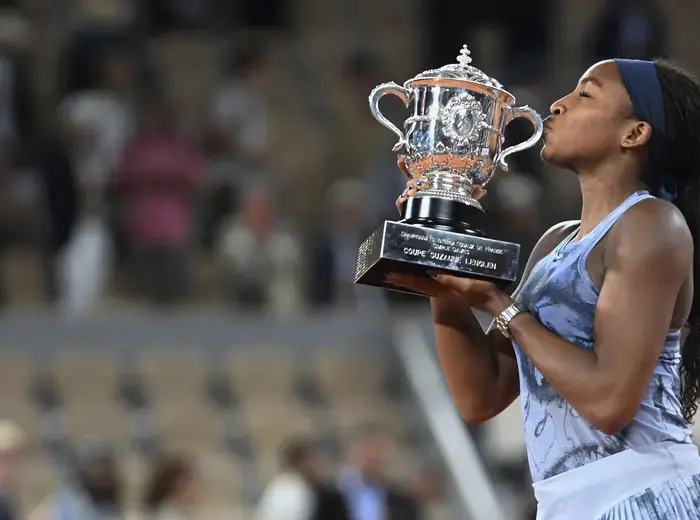 ココ・ガウフ、フレンチオープンで初のクレーコートタイトル獲得