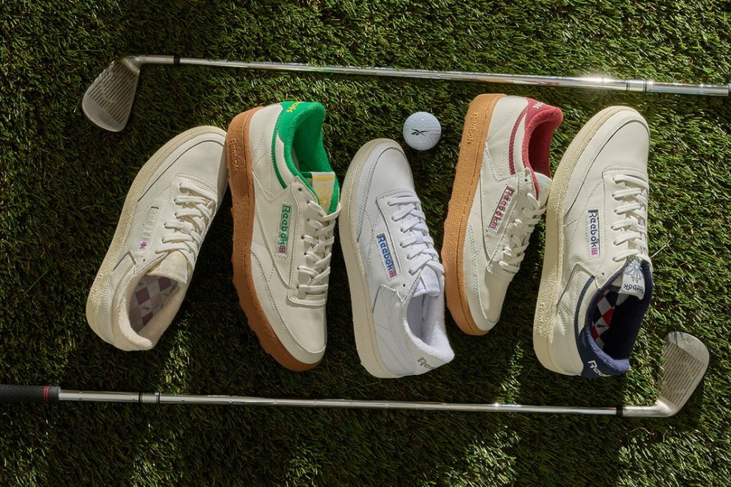 Reebok Club C Golf鞋,經典設計與高爾夫實用性相結合