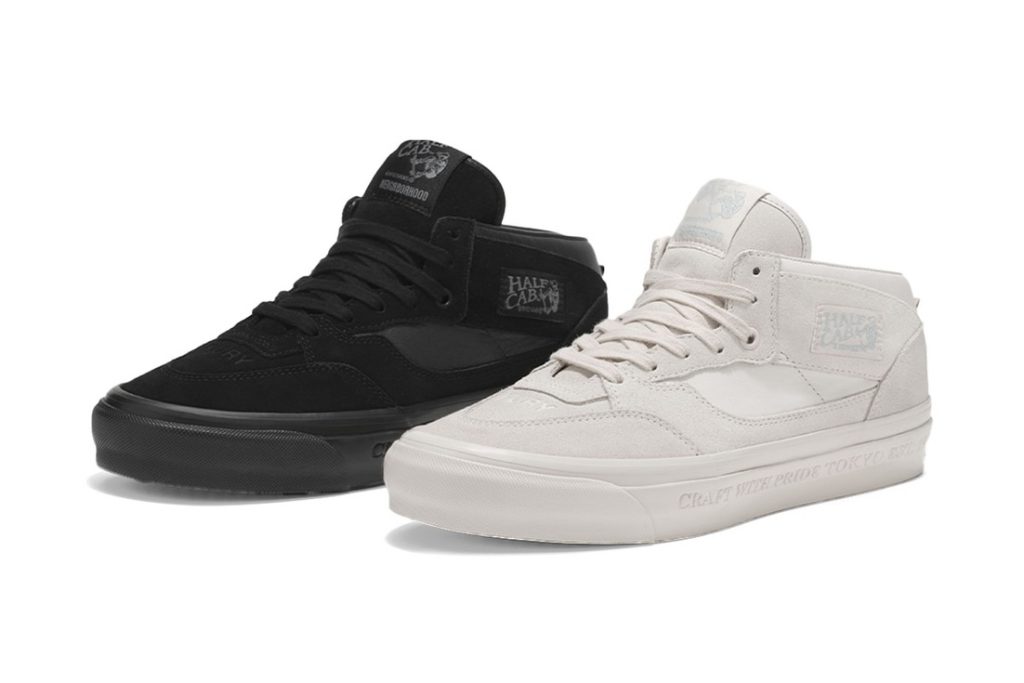 NEIGHBORHOOD 新品發佈,Half Cab 33 和 Classic Slip-On 98,注入龐克精神,兩款經典採用黑米色