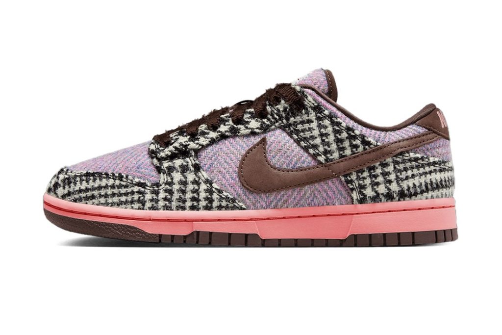 Nike 與 Harris Tweed 聯名,經典 Dunk Low 注入新奢華,三款風格獨特配色推出