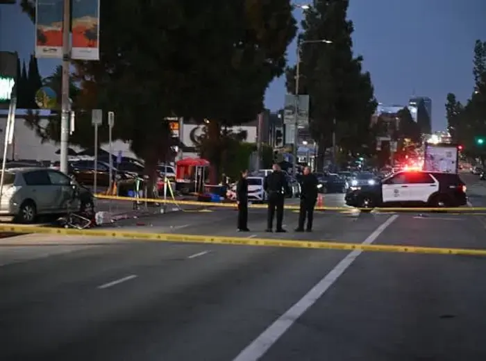 ロサンゼルスの衝突事故、30人以上が負傷