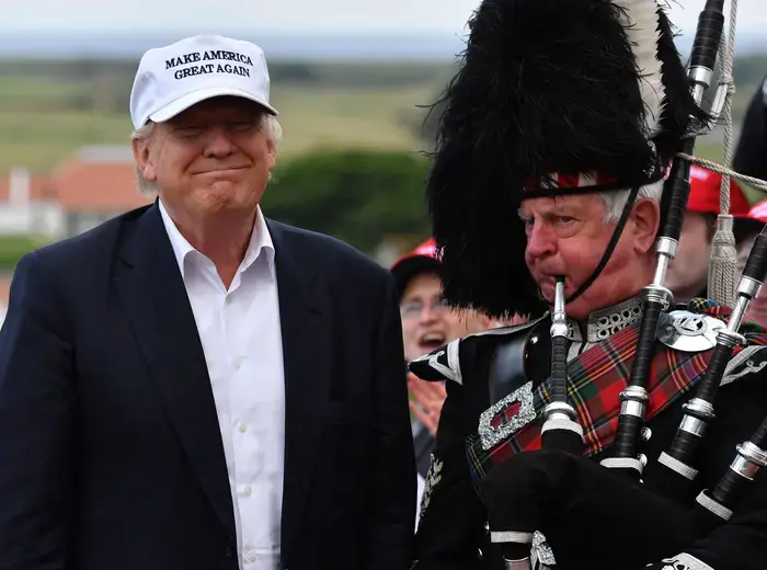 トランプ大統領 スコットランド訪問と貿易協定の行方