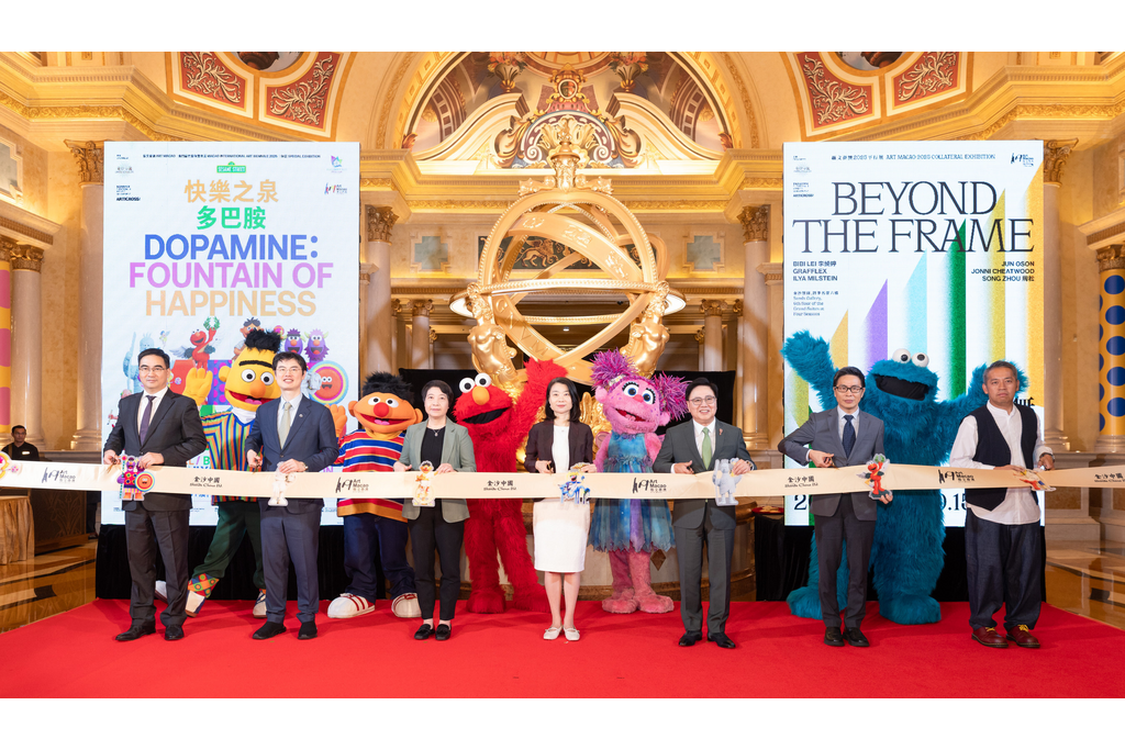 澳門威尼斯人舉辦《快樂之泉多巴胺》藝術展九位國際藝術家聯手打造