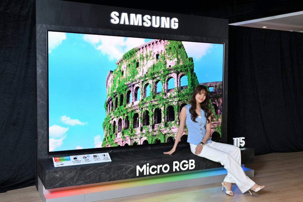 Samsung 於香港推出全球首部 Micro RGB 電視