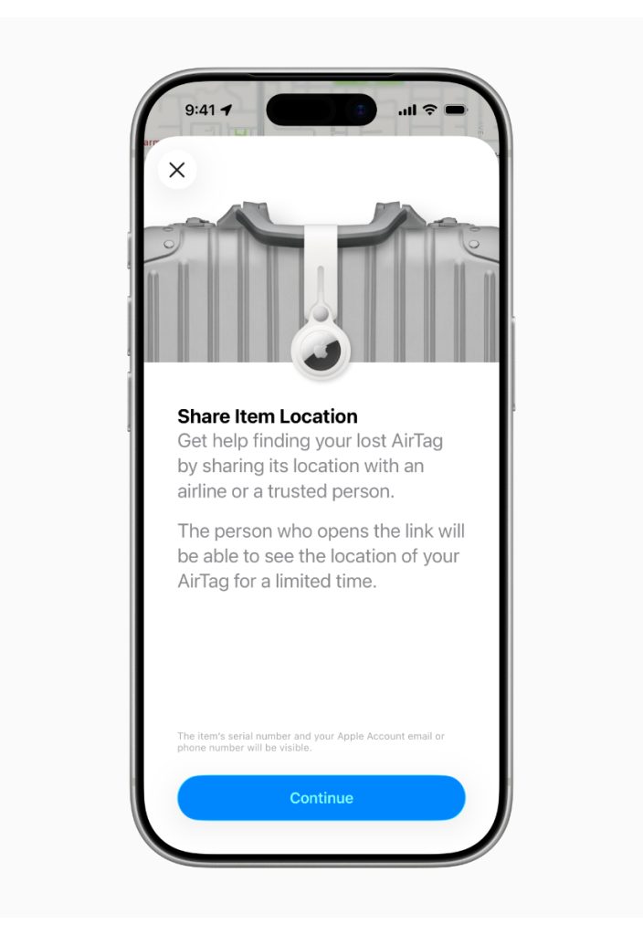 「尋找」app 讓用户更易定位 AirTag、Apple 裝置與相容的第三方裝置，同時也能掌握親友動向，且處處保護用户私隱。