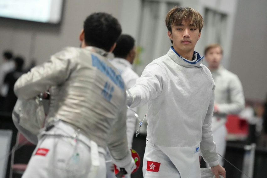 亞洲青少年劍擊錦標賽6日奪4牌,何柏霖封王袁諾文連續兩年摘銀