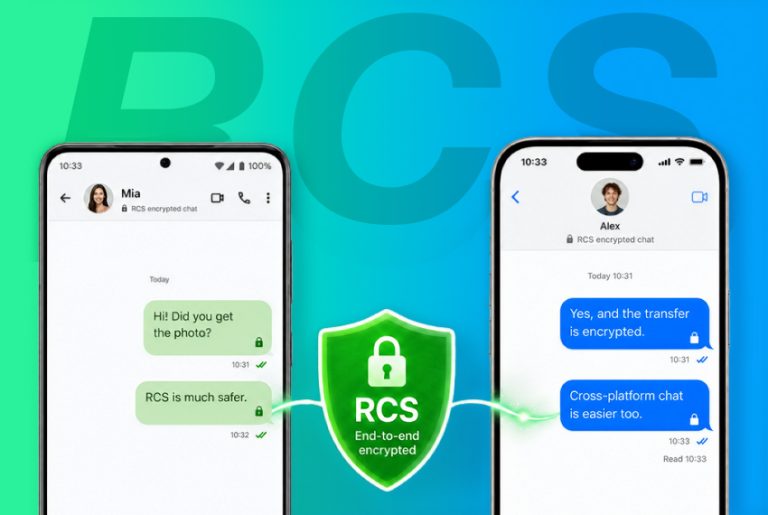 點對點加密「RCS 訊息」