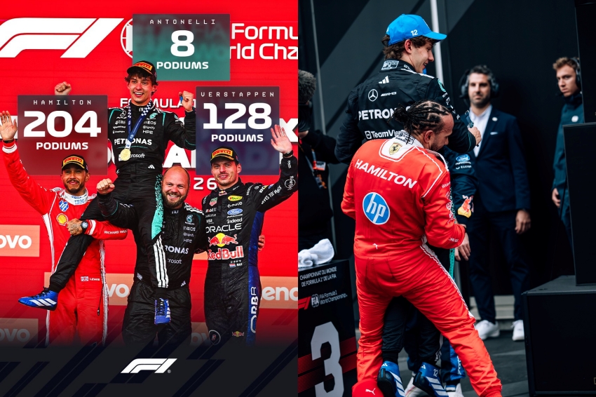 F1加拿大站|安東尼利奪下2026 F1第4勝|黑帝咸美頓獲法拉利生涯最佳