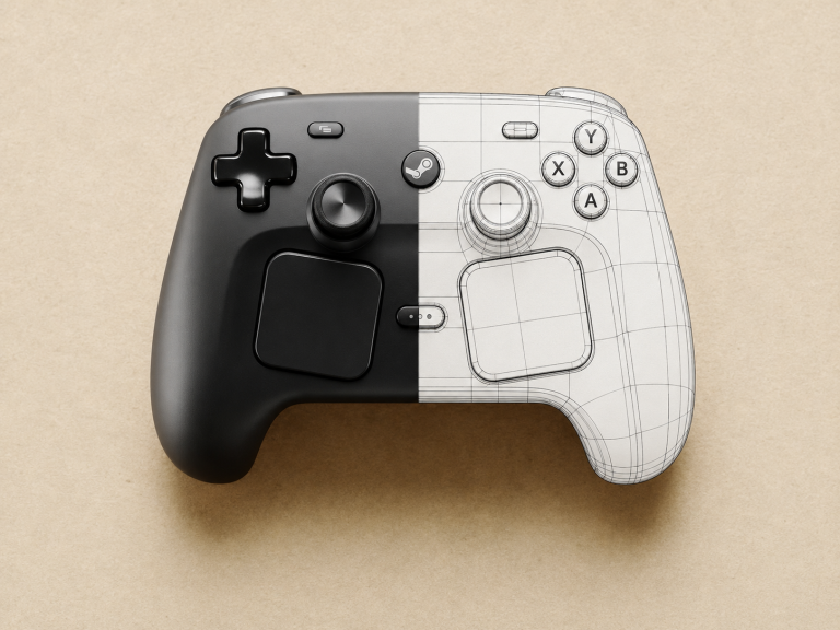 STEAM CONTROLLER 3d