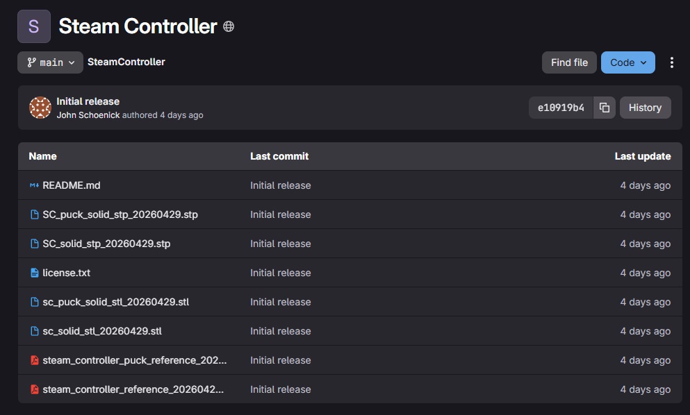 Steam Controller 3D model
