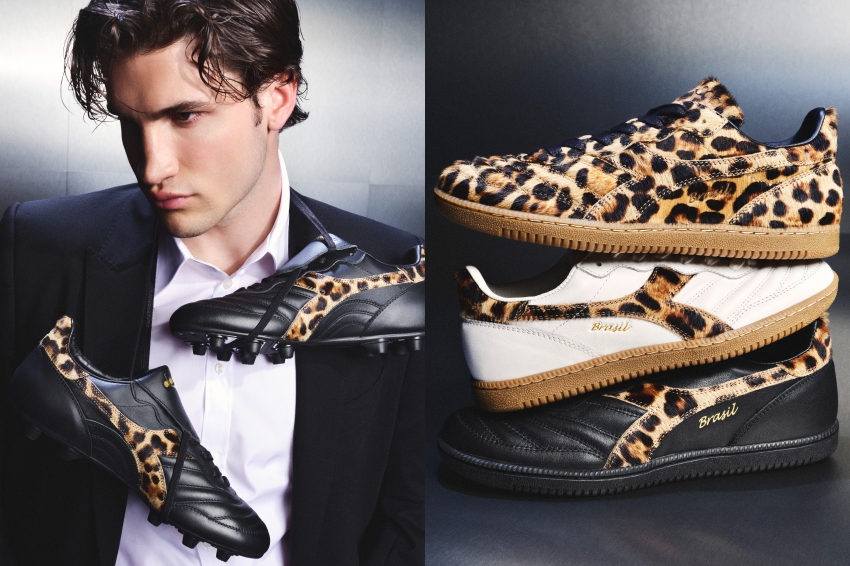 Dolce&Gabbana x Diadora聯名鞋款登場,豹紋Brasil系列6月開售