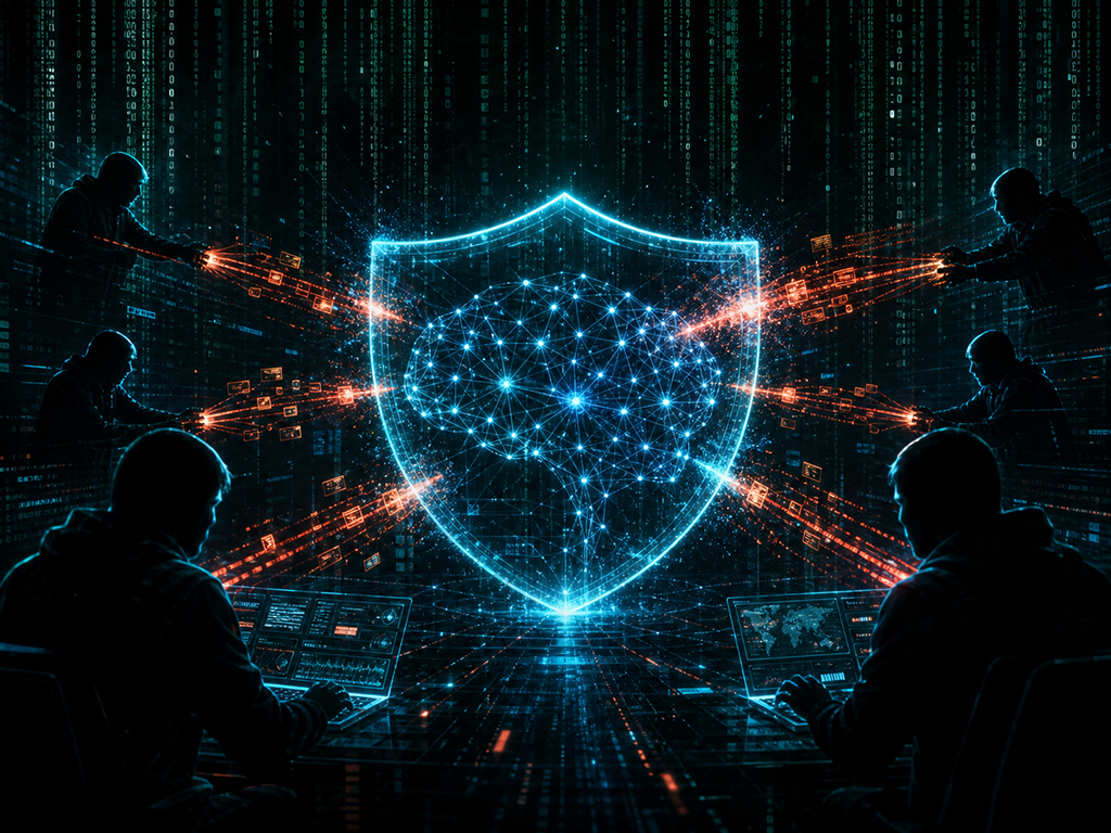 อินเทอร์เฟซหรือภาพประกอบของ Fable 5 จาก Anthropic