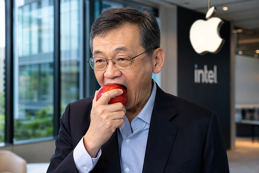 Intel 股價單日飆 11% Apple 晶片合作真相
