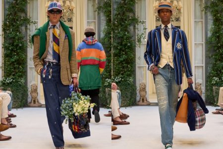 Ralph Lauren米蘭發佈2027春季系列,Lewis Hamilton現身撐場