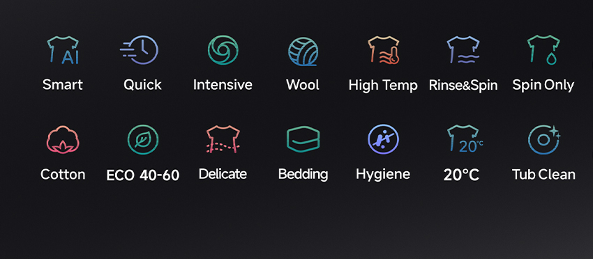 米家前置式洗衣機彩色顯示螢幕及 Mi Home App 功能