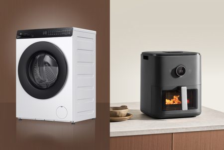 米家洗濯機 8kgと7L蒸気エアフライヤー発売 米家前置式洗衣機8kg 同 米家智能蒸汽空氣炸鍋 7L