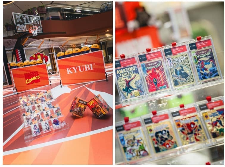 店內商品與收藏卡展示