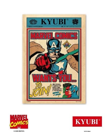 KYUBI MARVEL 海報款式一