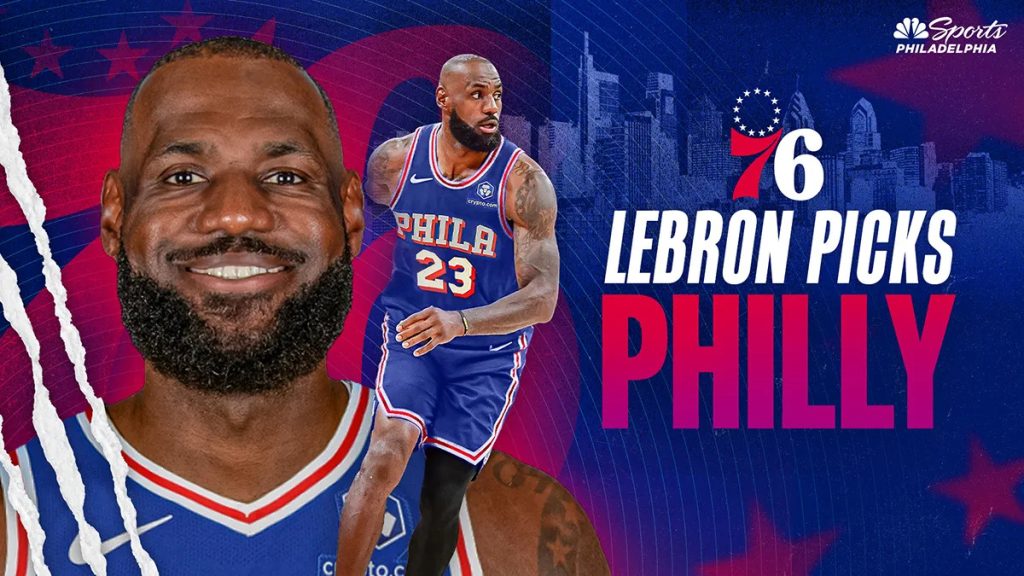 NBA|為奪冠放棄4,000萬|41歲「大帝」占士轉戰費城|組四巨頭衝擊第五冠