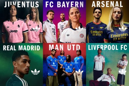 adidas六大球會新作客球衣,Trefoil三葉草回歸