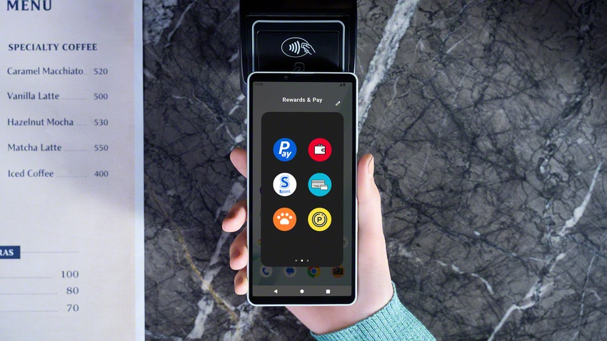 Xperia 10 VIII 的支付捷徑畫面