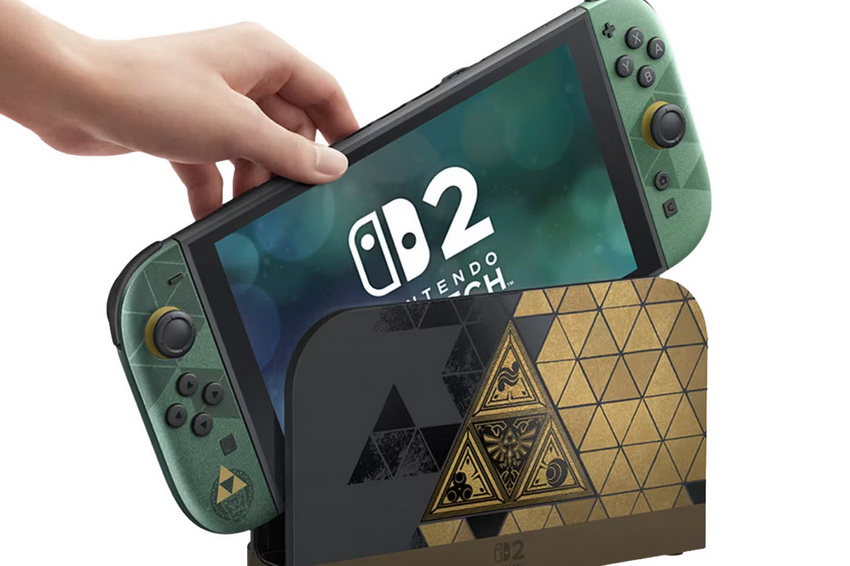 Nintendo Switch 2 Zelda 40周年版,Triforce藏Link彩蛋