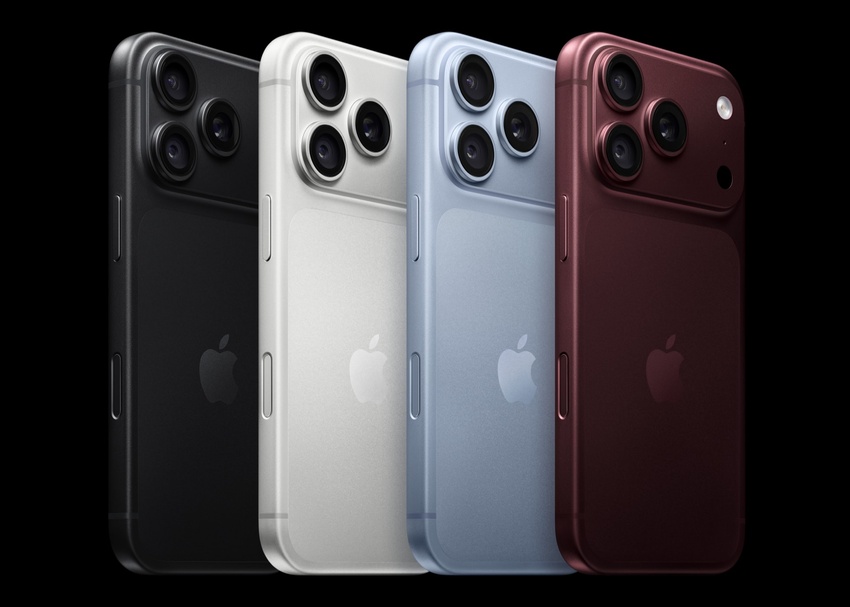iPhone 18 Pro 系列的布根地紅色、冰川色、銀色及黑色機身配色