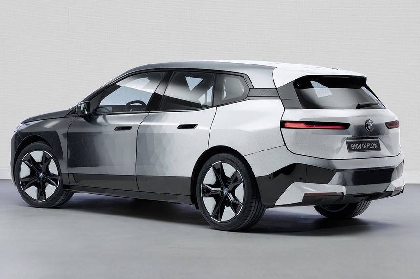 BMW iX Flow 概念車,E Ink 變色車身