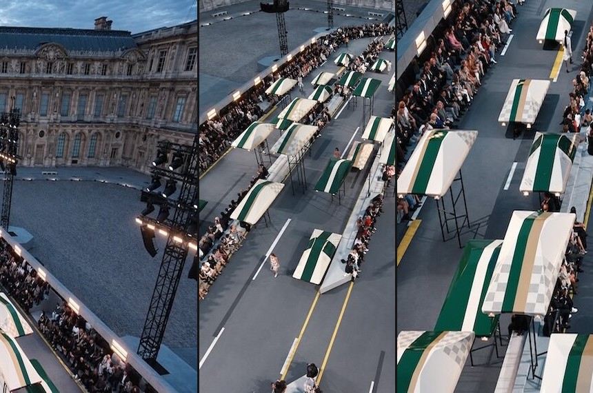 LV SS27 羅浮宮懸浮概念車拼貼