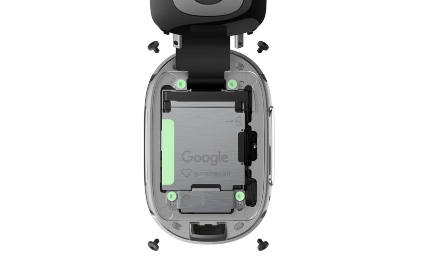 Fitbit Edge 拆解圖及可更換電池