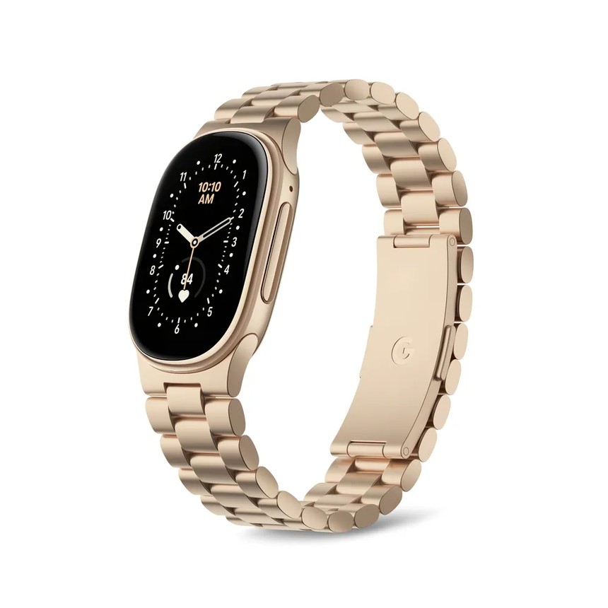 Fitbit Edge 香檳金配 Metal Links 錶帶