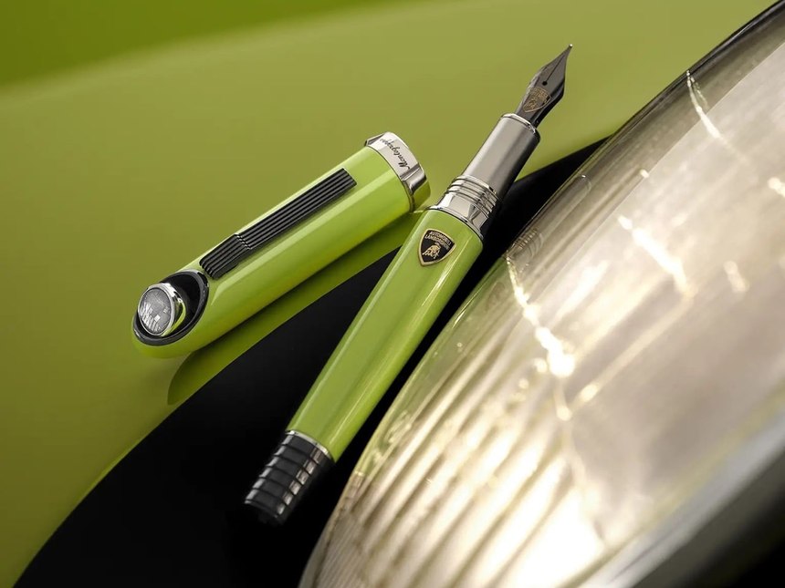 Montegrappa Miura 鋼筆 Verde Miura 與原車頭燈